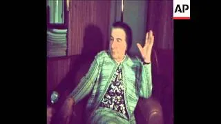 SYND 02-10-73 INTERVIEW GOLDA MEIR ABOUT CLOSURE OF SCHOENAU TRANSIT CAMP