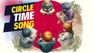 Circle Time Song (Pop) Children's Song Make a Circle Make it round with Lyrics and animations