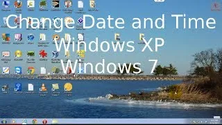 Change time and date in Windows XP and Windows 7 - Beginners Tutorials