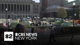 Pro-Palestinian protesters at Columbia University refusing to back down