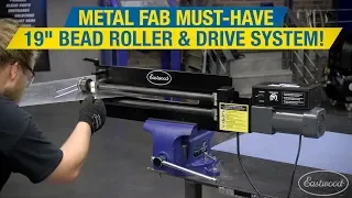 19" Bead Roller & Drive System - Attach a Motor to a Hand Crank Bead Roller - Eastwood