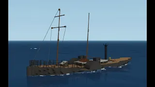 New steamer sinking simulation Test 1