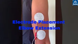 Electrode Placement for elbow extension