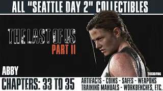 The Last Of Us Part 2 | ALL Seattle day 2 Collectibles [ABBY] – Full GAME Collectibles Guide [7/9]