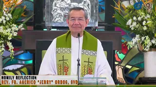 𝗪𝗲 𝗱𝗼 𝗻𝗼𝘁 𝗸𝗻𝗼𝘄 𝘁𝗵𝗲 𝗧𝗜𝗠𝗘 𝗼𝗿 𝘁𝗵𝗲 𝗛𝗢𝗨𝗥 | Homily 12 Nov 2023 with Fr. Jerry Orbos, SVD on 32nd Sunday