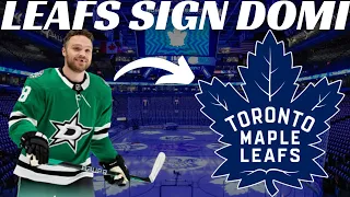 Breaking News - Toronto Maple Leafs Sign Max Domi