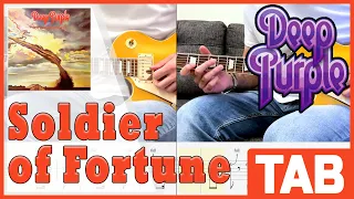 Deep Purple - Soldier of Fortune (Guitar Solo) | Guitar Cover | Guitar Tab | Lesson | Tutorial