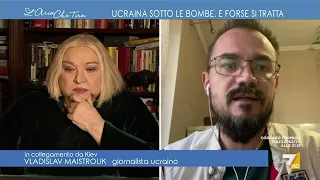 Il giornalista ucraino Vladislav Maistrouk contro Maria Giovanna Maglie: "Mica potete sentirvi ...