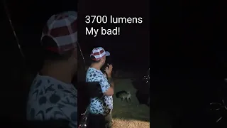 3700 lumen flashlight. is it really that good? #shorts