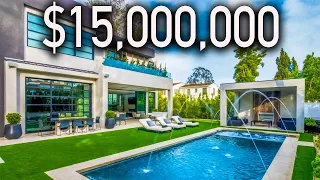 Inside a $15,000,000 Beverly Hills Contemporary Mansion in the Flats!