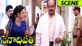 Samyuktha Argues With Doctor To Meet Criminal Madhu - Senaadhi Pathi Movie Scenes