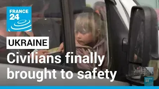 Mariupol evacuees: 101 civilians brought to Ukraine-controlled Zaporizhzhia • FRANCE 24 English