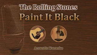 Paint It Black - The Rolling Stones (Acoustic Karaoke)