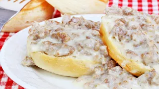 Perfect Comfort Food for Quick and Easy Dinner!  Hamburger Gravy