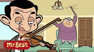 Bean the VIOLINIST | Mr Bean Cartoon Season 3 | Funny Clips | Mr Bean Cartoon World