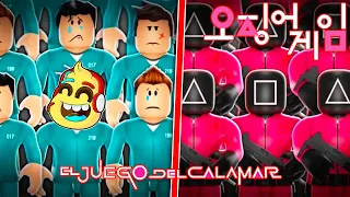 MI PRIMERA VEZ en ROBLOX jugando el JUEGO DEL CALAMAR *Squid Game Roblox*