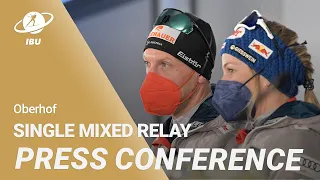 Oberhof 2023: Single Mixed Relay Press Conference
