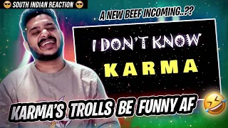 KARMA - I DONT KNOW FREESTYLE ( REACTION..!! ) | Lil Anna Reaction 😎🔥