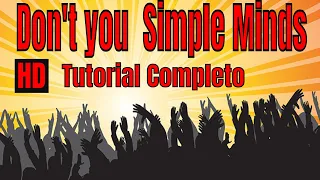 Don't You  Simple Minds Tutorial Power chords definitivi facile