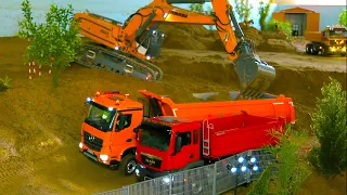 SPECIAL HANDMADE RC HEAVY CONSTRUCTION EQUIPMENT - TRUCK TOYS REMOTE CONTROL - LIEBHERR DIGGER