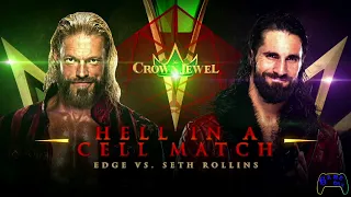 Edge vs. Seth Rollins Hell In A Cell Full Match - WWE Crown Jewel 2021