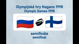 OH Nagano 1998, lední hokej, RUS-FIN (semifinále)