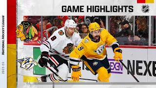 Blackhawks @ Predators 12/21 | NHL Highlights 2022