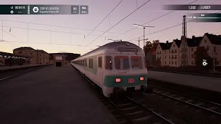 Train Sim World 4 RE (6487) Empty Stock Mainz HBF - Bingen (Rhein) HBF - 21st October 2023