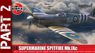 New Airfix 1:24 Spitfire - building the wings and weapons bays - part 2