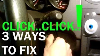 СAR WON'T START AND MAKING CLICKING NOISE, 3 ways to fix it