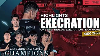 EXECRATION HIGHLIGHTS BAGO PALITAN ANG TEAM NILA NG OMEGA ESPORTS | MSC 2021 CHAMPION | MLERIST