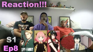 Spy X Family Episode 8 Group Reaction!!!| The Counter-Secret Police Cover Operation