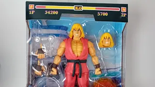 Jada Toys Ultra Street Fighter 2 Ken unboxing (twitch VOD)