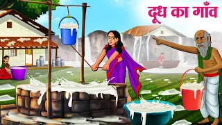 दूध का गाँव | Hindi Kahaniya | Moral Stories | Bedtime Stories | Story In Hindi