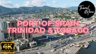 [4K] Amazing Skyline View of Downtown Port-of-Spain, Trinidad