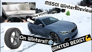 BMW M550i Winter Review/POV