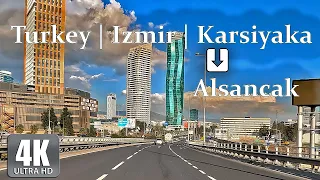 Driving in Turkey 🇹🇷 Izmir | 4K - HDR  60 fps