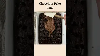 Chocolate poke cake recipe || #shorts #ytshorts #recipes #healthyrecipes #cooking #diet