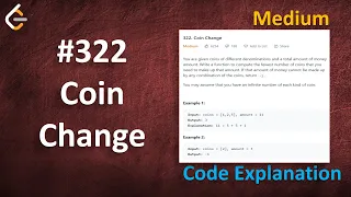 Coin Change | Live Coding with Explanation | Leetcode - 322