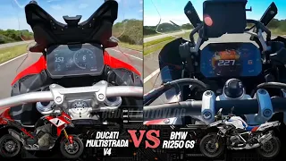 Ducati Multistrada V4 🆚️ BMW R1250 GS | Top Speed & Acceleration 🔥🔥