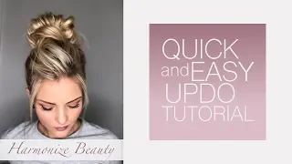 Quick and Easy Updo - Harmonize_Beauty