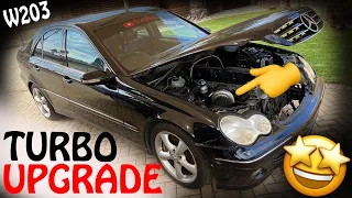 Fabricating a Custom DIY Turbo Manifold Pt2 💥BOOST LOADING💥 3.2L Mercedes W203 M104 TURBO