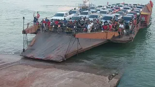 Travessia da balsa Rio Tapajós Itaituba PA #22