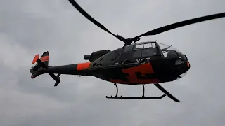 SA342M Gazelle startup and takeoff. In the air in less than 1 minute.