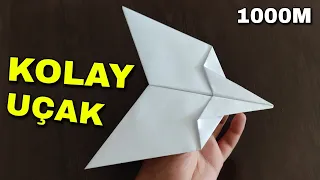 Kağıttan Çok Güzel Uçak Yapımı (Kolay)