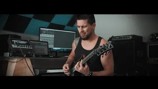 Schecter Hellraiser C1 FRS recording in progress