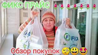 ФИКС ПРАЙС 💚 ДВА пакета! Вынесла всё НУЖНОЕ! 🤩Обзор покупок из ФИКС ПРАЙС 🌷🌷🌷С 8 марта 🌞