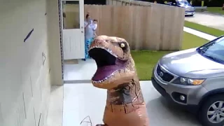 Dino Takes Out The Garbage