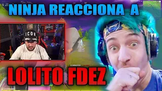 NINJA REACCIONA a LOLITO FDEZ