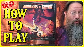Dragonlance Warriors of Krynn Board game : How To Play!  For Dungeons and Dragons!